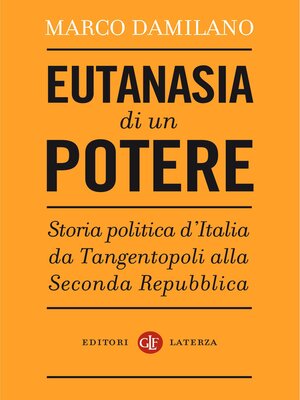 cover image of Eutanasia di un potere